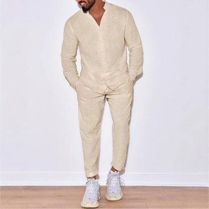 Herren Schlafanzug Set Bequem Stylisch 2-teilig