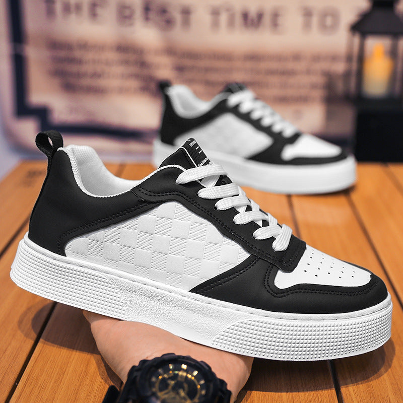 Damen Sneaker Karomuster Rutschfest Mode Sportschuhe