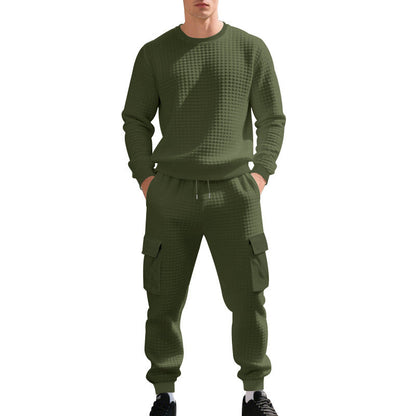 Herren Sport Set Sweatshirt und Cargo Hose Freizeit