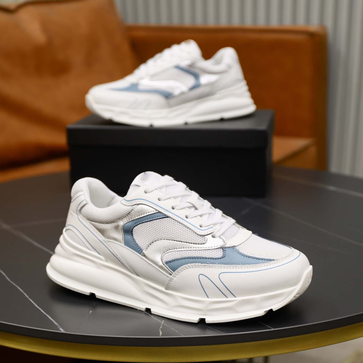 Damen Sneaker Sportlich Atmungsaktiv Leicht Modern - BerlinGlamour