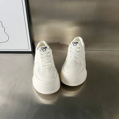 Damen Sneaker Plateau Komfort Atmungsaktiv Rutschfest