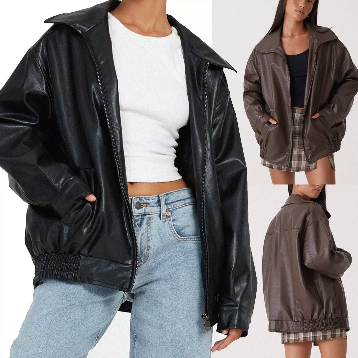 Damen Fleecejacke Warm mit Reißverschluss - BerlinGlamour