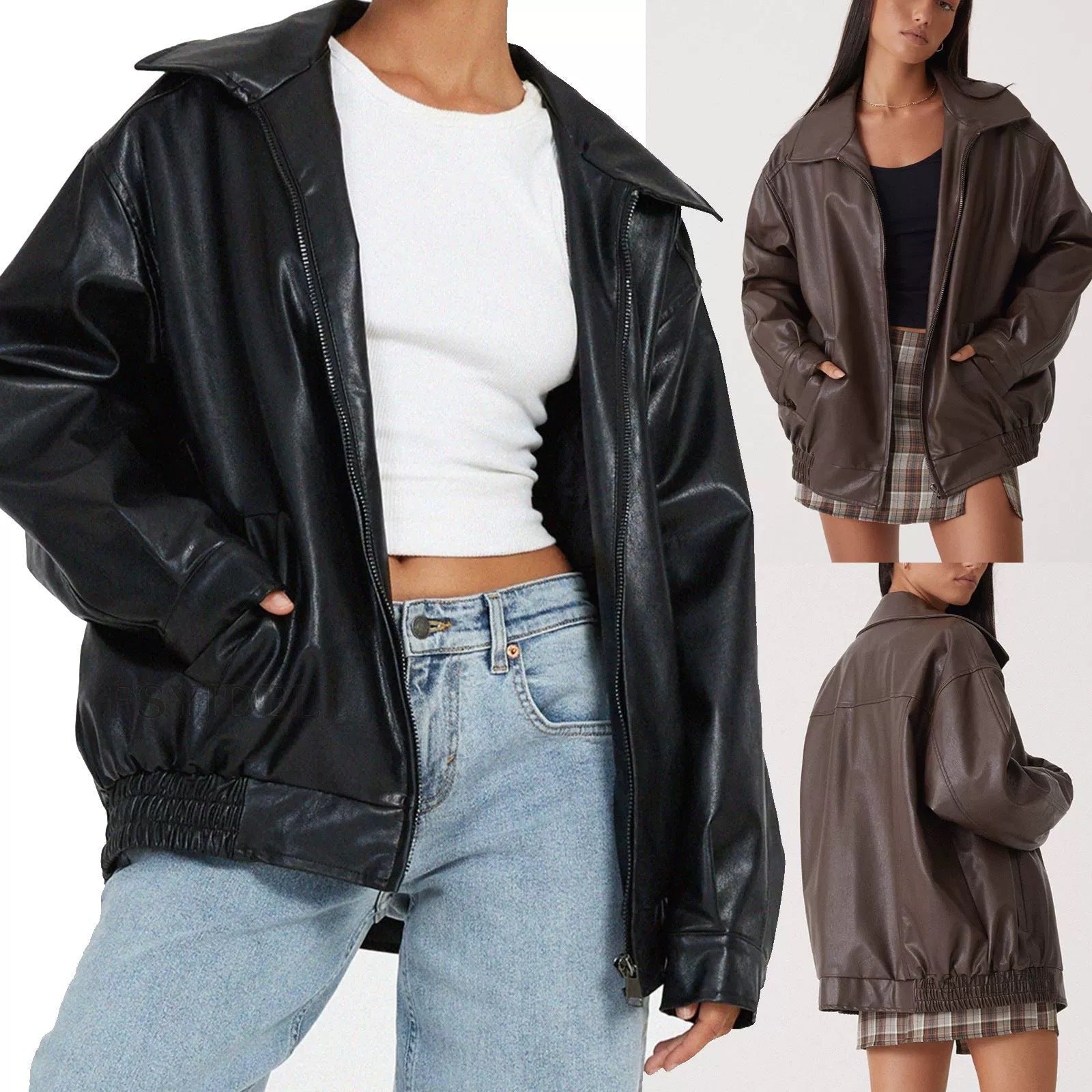 Damen Fleecejacke Warm mit Reißverschluss - BerlinGlamour