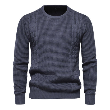 Herren Strickpullover Modern Struktur Design Elegant
