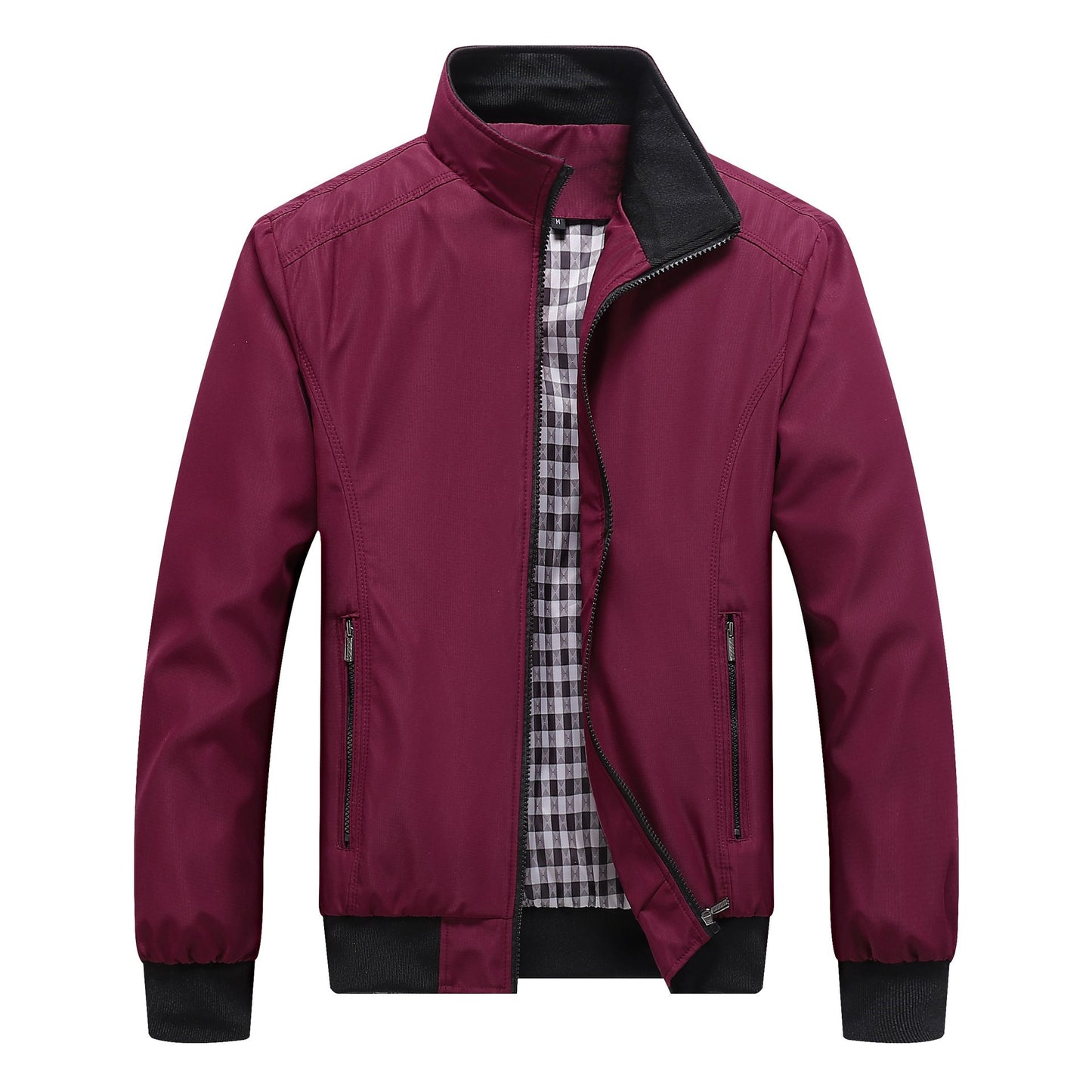 Leichte Übergangsjacke Stehkragen Outdoor Jacke Alltag