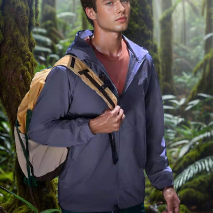 Herren Outdoorjacke Wasserdicht Funktionell Atmungsaktiv