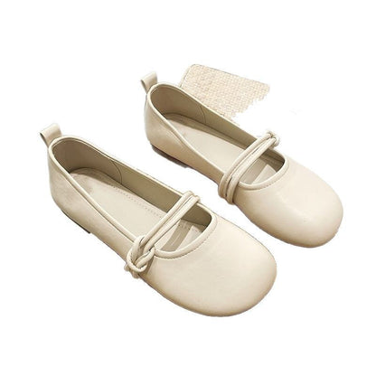 Damen Ballerinas Bequem mit Knotendesign Modern