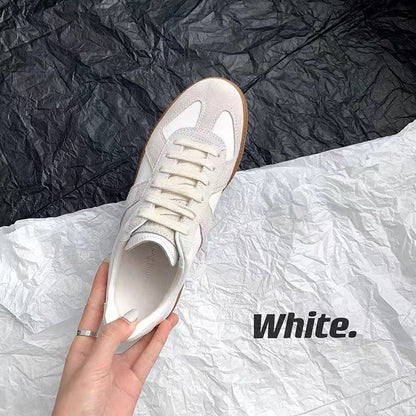 Damen Sneaker Retro Wildleder Atmungsaktiv Sportlich - BerlinGlamour