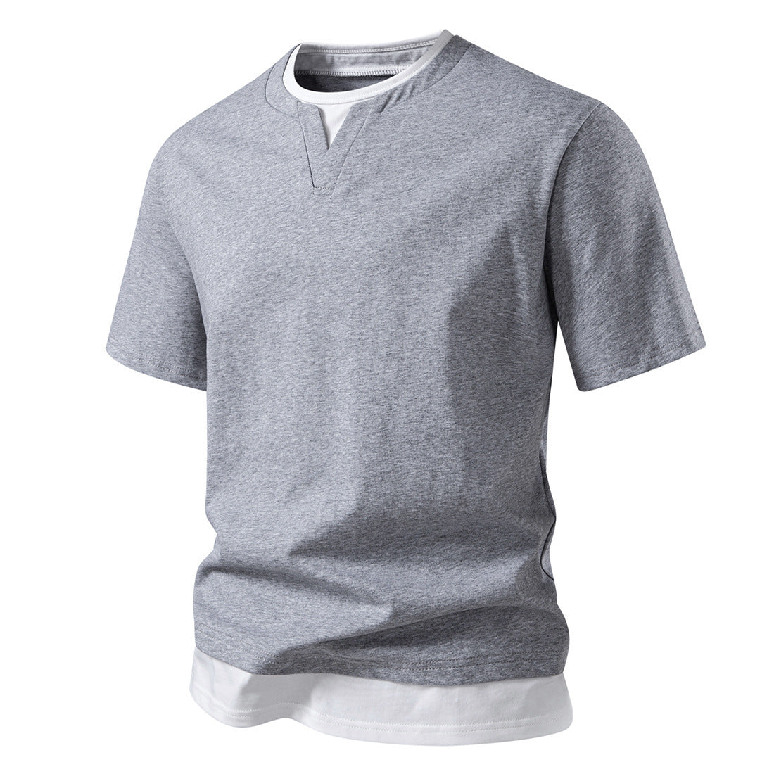 Herren T-Shirt V-Ausschnitt Casual Berlin Style - BerlinGlamour