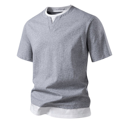 Herren T-Shirt V-Ausschnitt Casual Berlin Style - BerlinGlamour