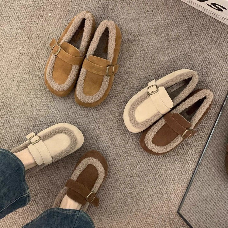Damen Pantoffeln Warm Bequem Plüsch Innenfutter