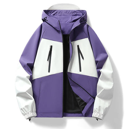 Herren Outdoorjacke wasserabweisend mit Kapuze - BerlinGlamour