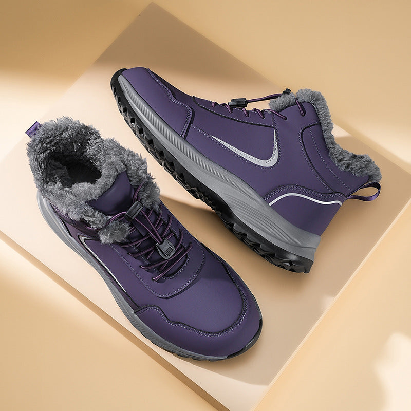 Warme Damen Winterstiefel Wasserdicht Isoliert