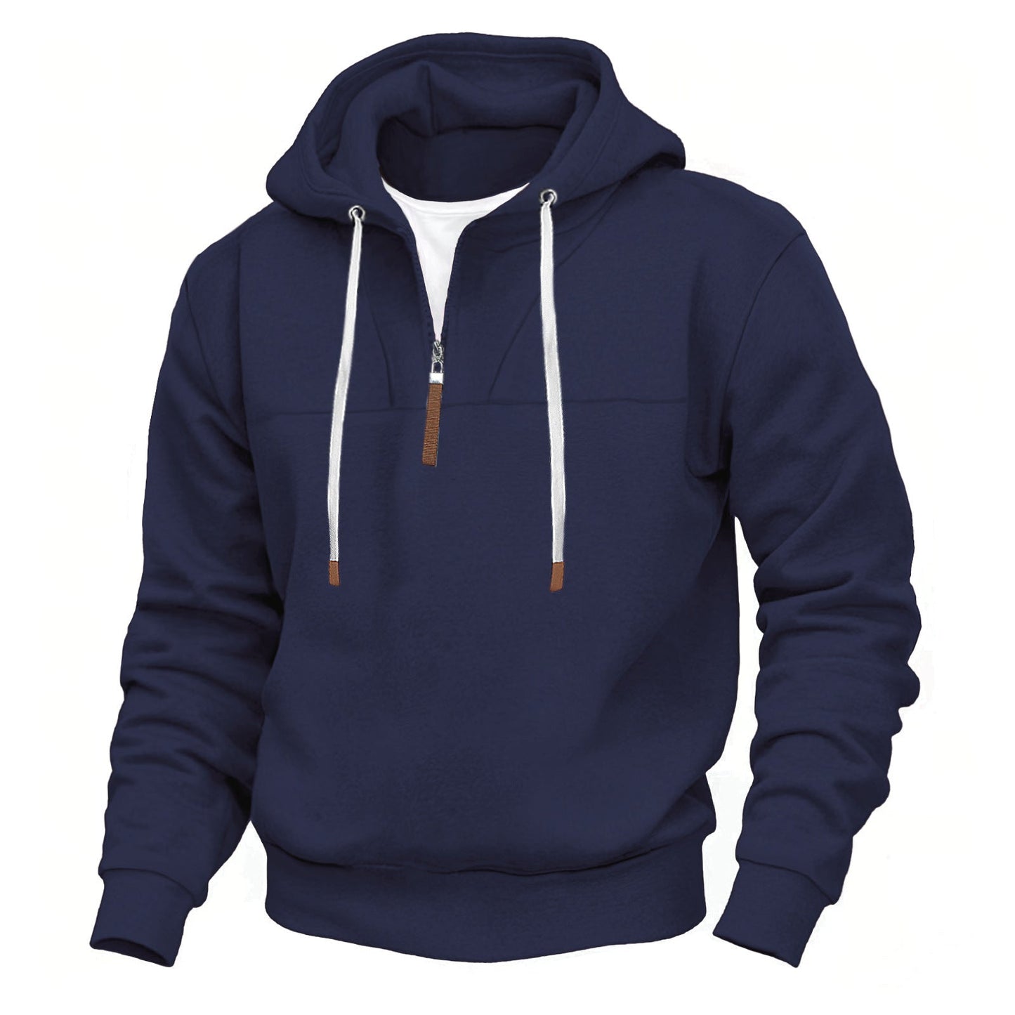 Herren Kapuzenpullover Sportlich Mit Reißverschluss Modern