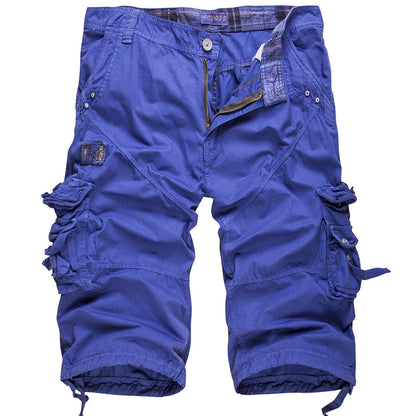 Herren Cargoshorts Bequem mit verstellbarem Bund und vielen Taschen