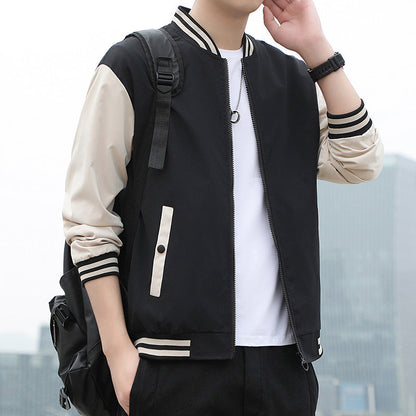 Herren Bomberjacke Sportlich Modern