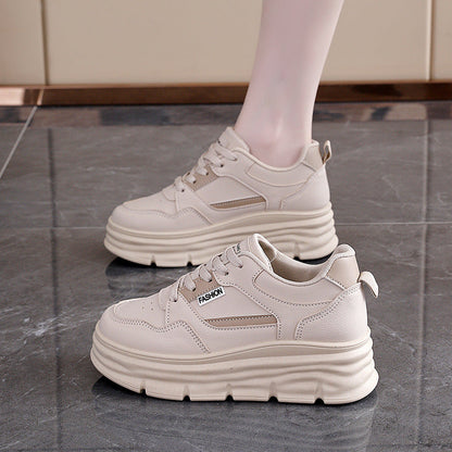 Damen Sneaker Elegante Chunky Laufsohlen Weich
