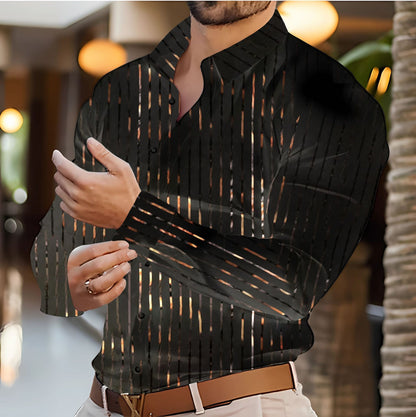 Herren Hemden Modern Strukturiert Berlin Stil