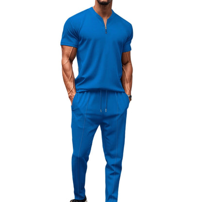Sportliches Herren Outfit Set Jogginghose Oberteil Modern