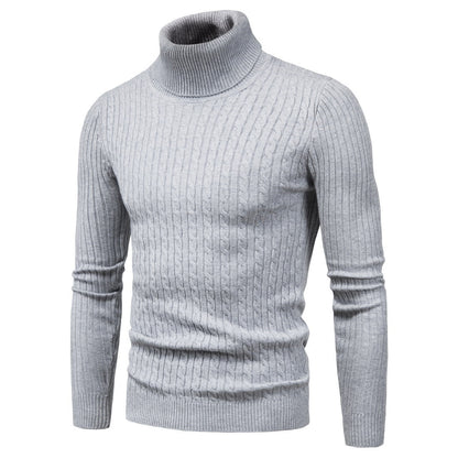 Herren Rollkragenpullover Komfortabel Warm Modern