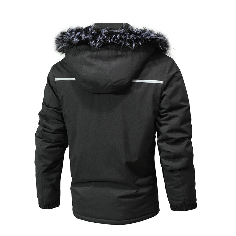 Herren Winterparka Warm Schnitt Berlin Stil