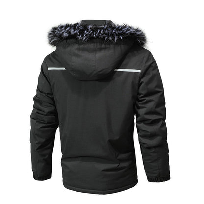 Herren Winterparka Warm Schnitt Berlin Stil