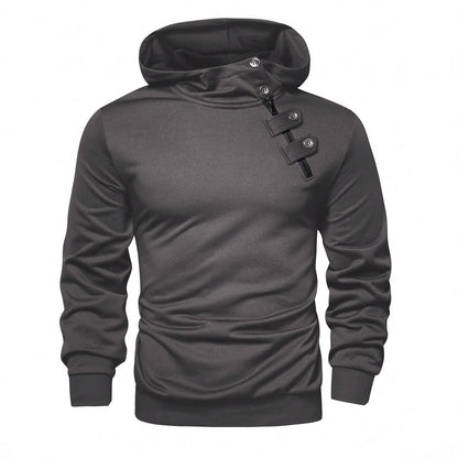Herren Hoodie Kapuze Praktisch Mit Taschen