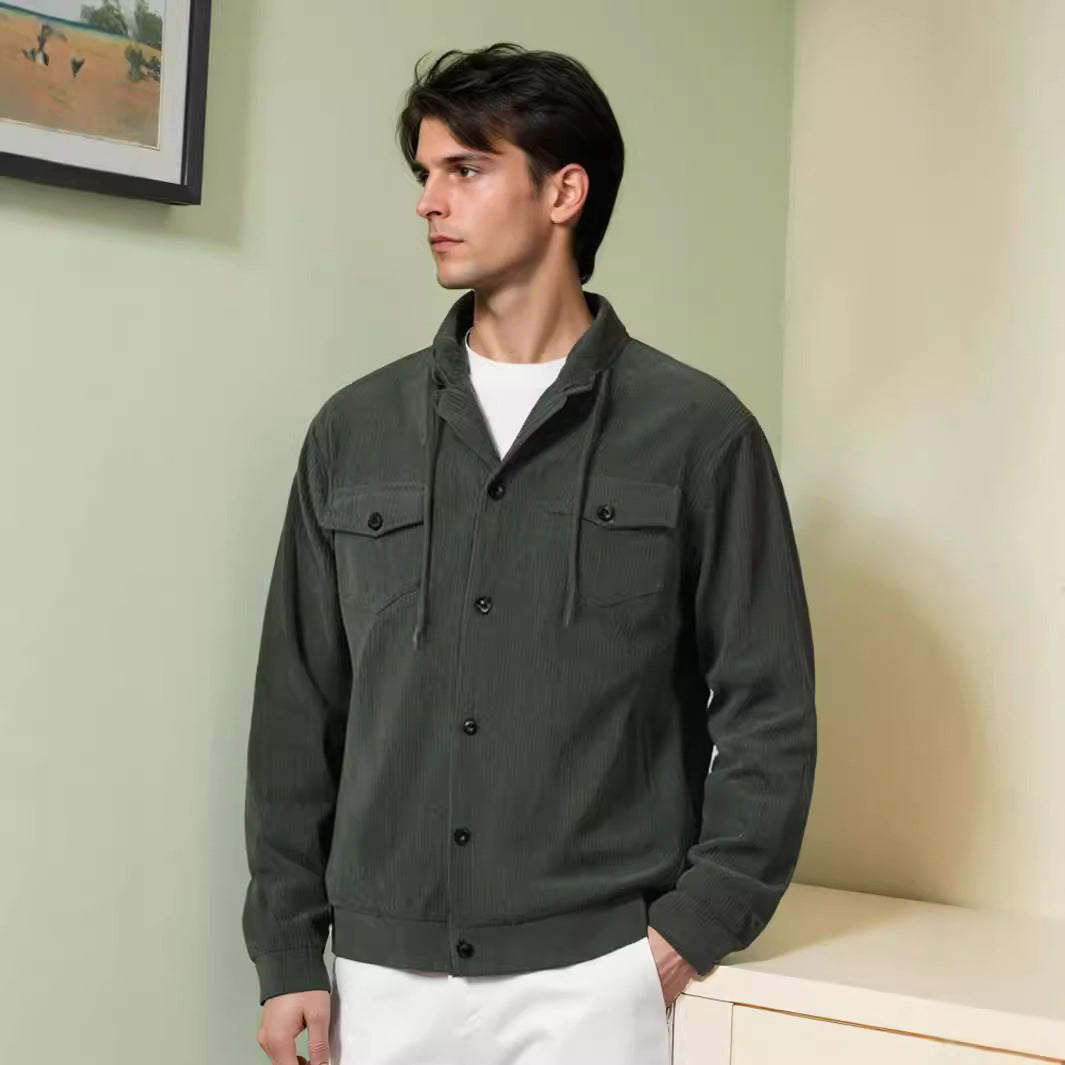 Herren Outdoor Jacke Urban Style Reißverschluss