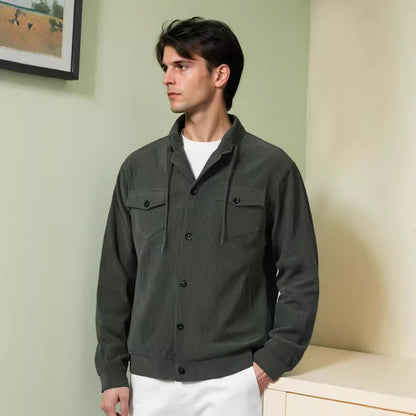 Herren Outdoor Jacke Urban Style Reißverschluss