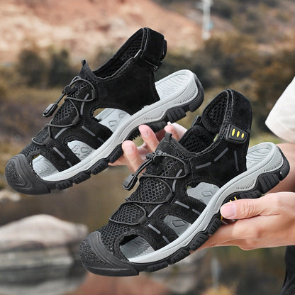 Damen Trekking-Sandalen Atmungsaktiv Stoßdämpfend Verstellbar