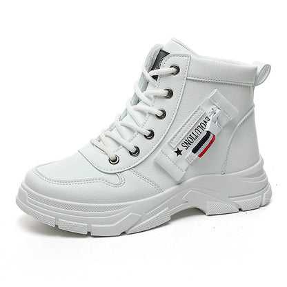 Damen Sneaker High-Top Weich und Bequem Trendy Design