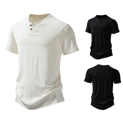 Herren Kurzarm-Shirt aus Strickstoff Modern Berlin