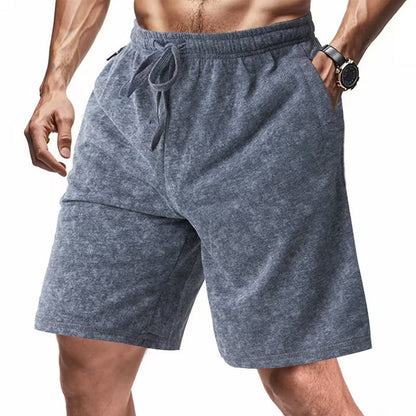 Bequeme Herren Shorts Freizeit Komfort Stoff mit Kordelzug