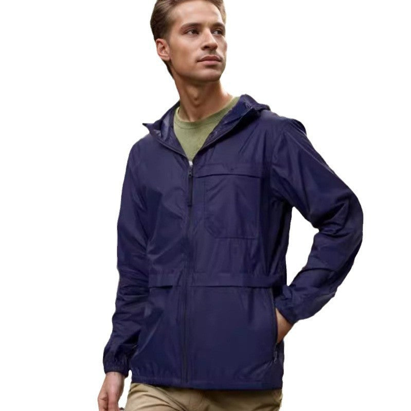 Herren Outdoor-Jacke Winddicht Wasserdicht Funktionell