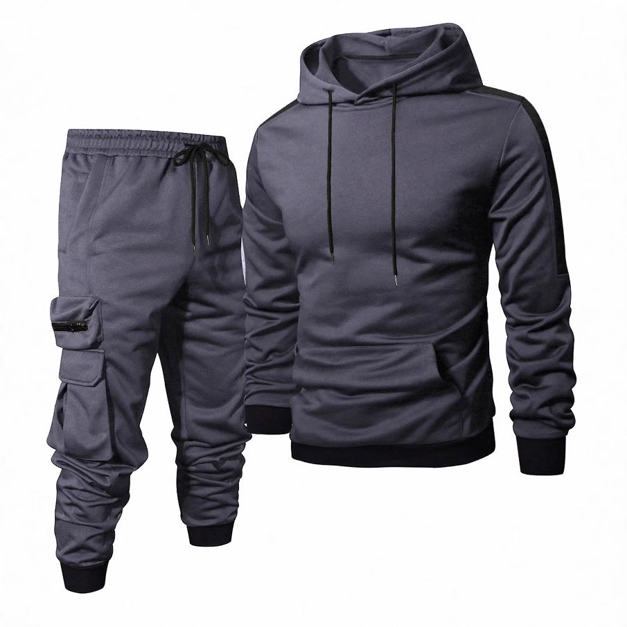 Herren Jogginganzug Komfortabel mit Taschen Sportlich