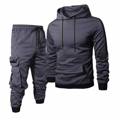 Herren Jogginganzug Komfortabel mit Taschen Sportlich