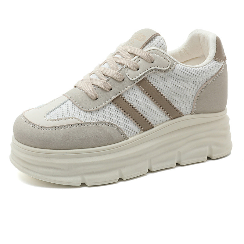 Damen Plateau Sneaker Atmungsaktiv Mesh Größe 36-41