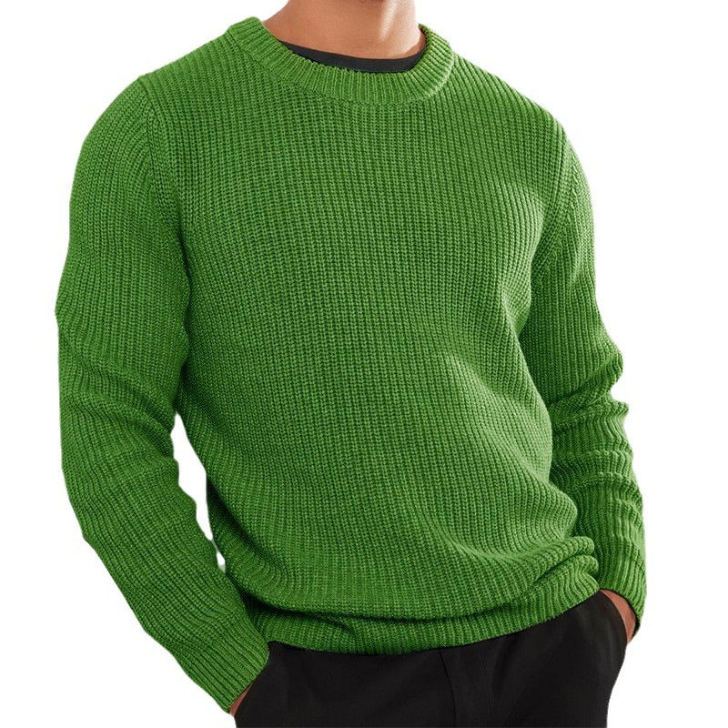 Herren Strickpullover Struktur Oberfläche Modern