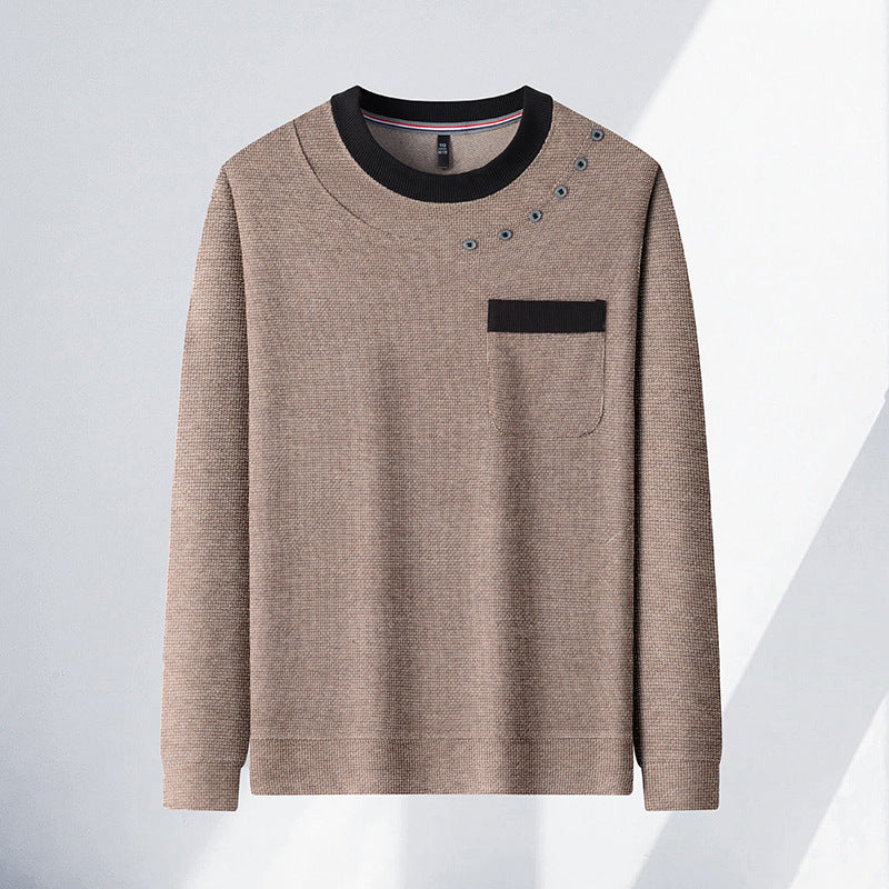Modisches Herren Sweatshirt mit Brusttasche und coolem Design