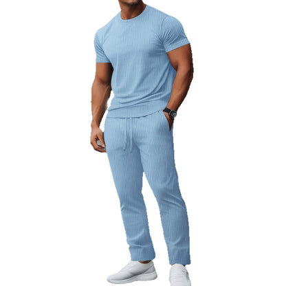 Herren Freizeitanzug Bequem Strukturiert Modern