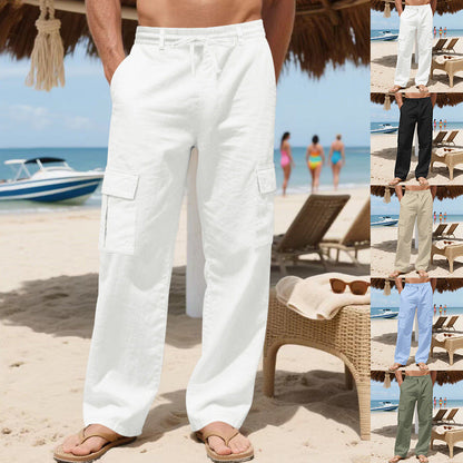 Herren Cargo-Hose atmungsaktiv leicht mit vielen Taschen - BerlinGlamour