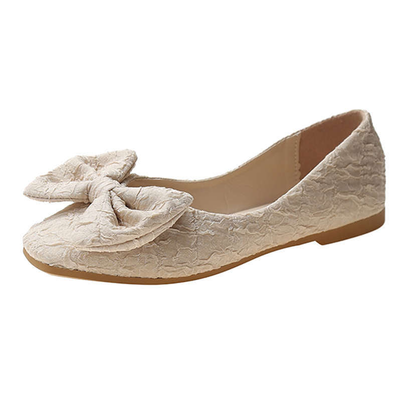 Damen Ballerinas mit Schleife Moderne Frauen Schuhe