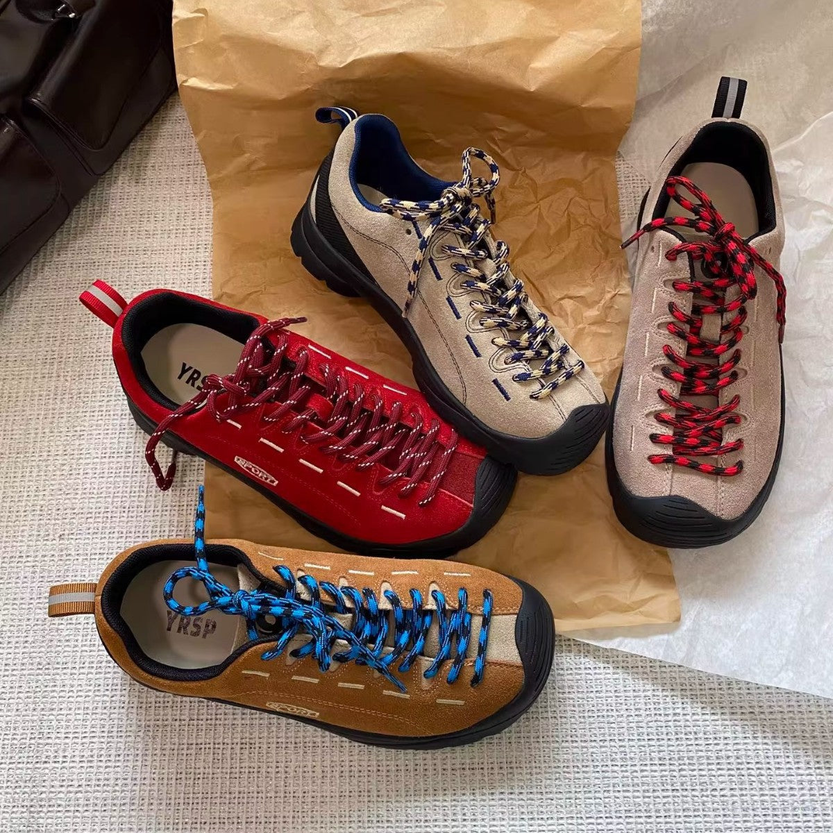 Wanderschuhe Damen Sportlich Griffig Atmungsaktiv