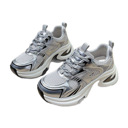 Damen Sneaker atmungsaktiv Mesh Sportschuhe Komfort
