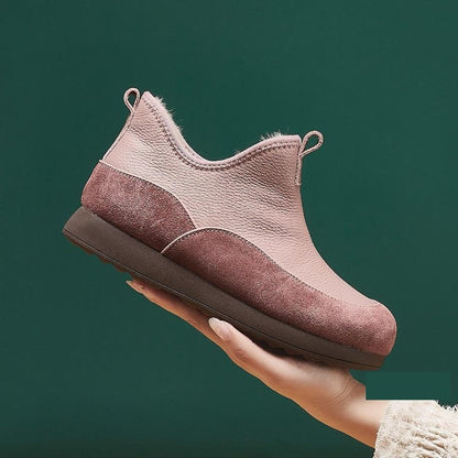 Damen Sneaker High-Top Warm mit rutschfester Sohle