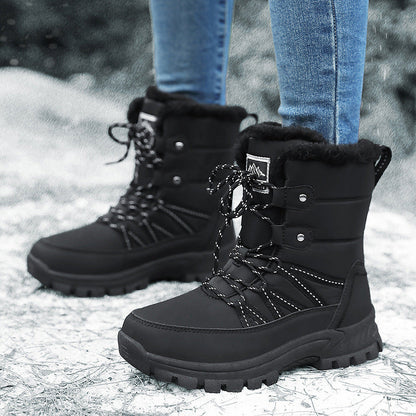 Damen Winterstiefel Gefüttert Warm Rutschfest Isolierend