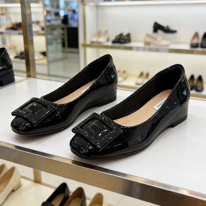 Damen Ballerinas Elegante Schleife Komfort Fußbett