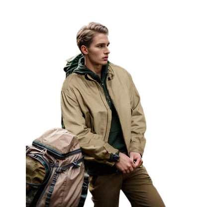 Herren Windjacke Sportlich Wasserabweisend