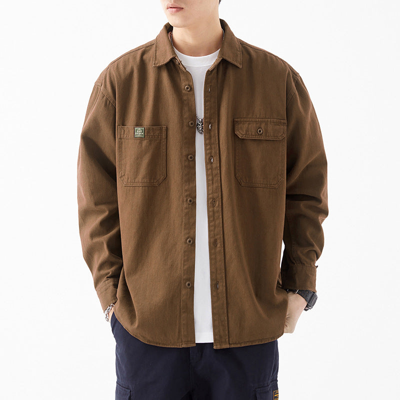 Herren Hemd Utility Style Baumwolle Robust Modern