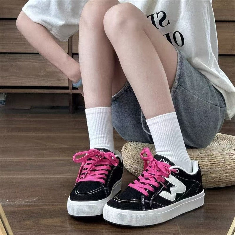 Damen Sneaker Sportlich Weite Passform Gummiprofil